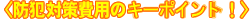 �h�Ƒ΍���p�̃L�[�|�C���g/�J�M������p